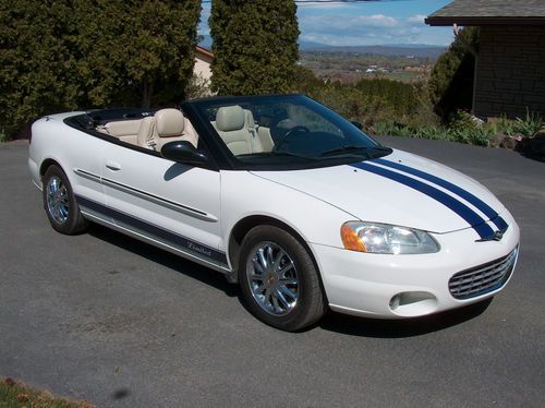 2002 Chrysler sebring limited convertible for sale #3