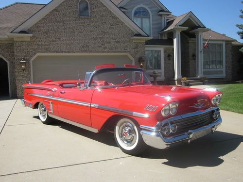 1958 chevy impala bel air convertible - spectacular