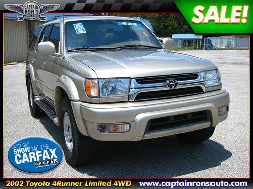 Used 2002 toyota 4runner 4x4 limited