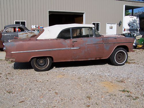 1955 chevy belair convertible project car