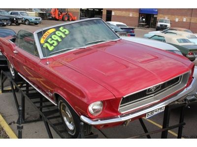 Partially restored 68 mustang convertible