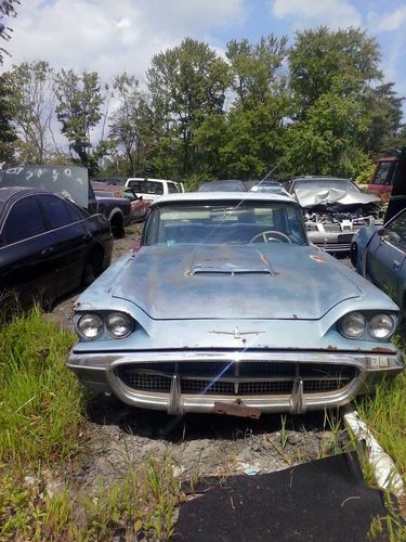 1960 ford thunderbird two door solid straight complete lot find low reserve!