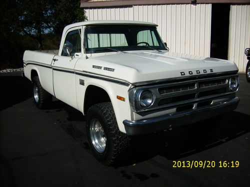 1970 dodge pickup 3/4 ton 4x4  big window sweptside long bed,ford,chevy,classic