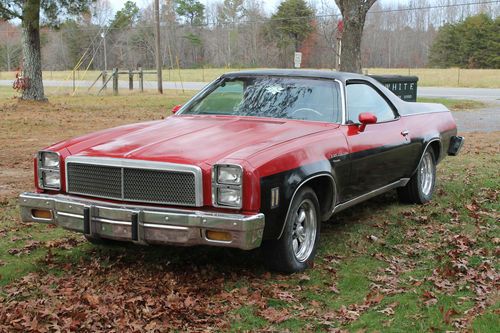 1977 el camino v8  all in good condition mag wheels coustom paint