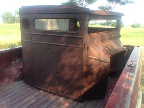 1928 chevy truck cab, cab only, very solid, chopped, ready to go! no reserve!