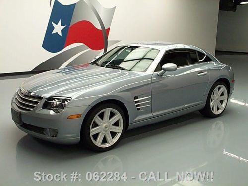 2006 chrysler crossfire limited heated leather 18s 63k texas direct auto