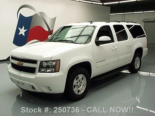 2012 chevy suburban lt 8 pass htd leather roof rack 44k texas direct auto