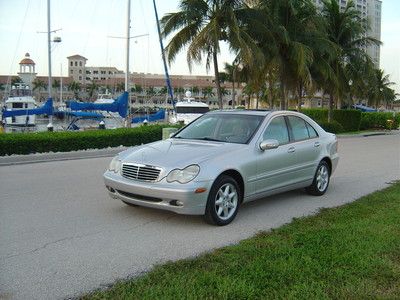 100 pictures! '02 mercedes c240 v6 auto former certified pre-owned super clean!