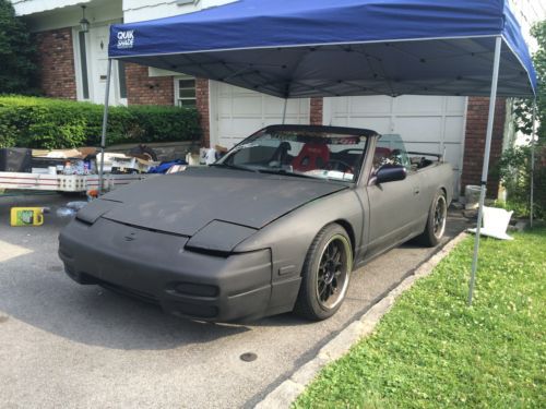 1994 nissan 240sx special edition convertible flat black fully built sr20 engine