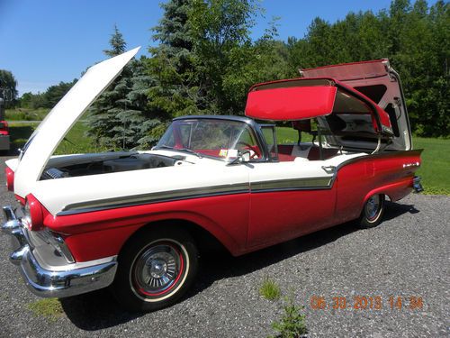 1957 ford skyliner retractable fairline convertible hardtop