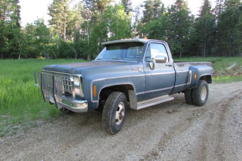 1980 chevy big block 454 4x4 dually ! strong truck camper special 10,000 gvw