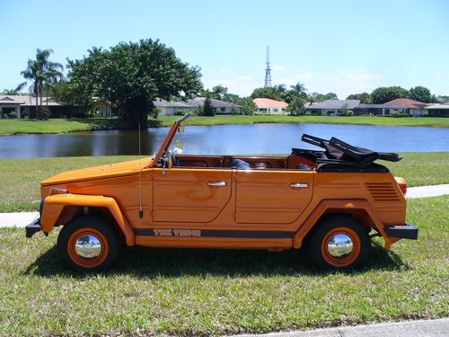 1973 vw thing nice example you can drive anywhere. got sun? video! 107 pictures!