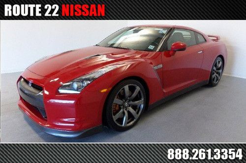 Certified pre-owned red 2010 nissan gt-r coupe