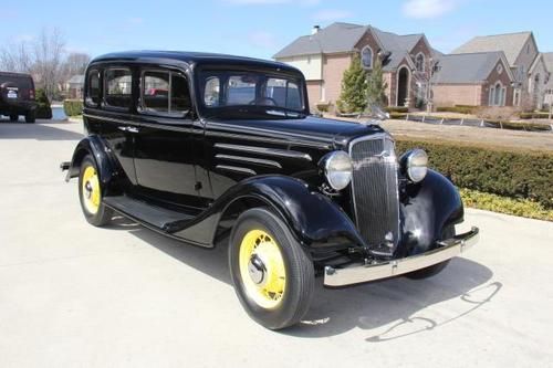 1935 chevrolet sedan solid restored gorgeous black