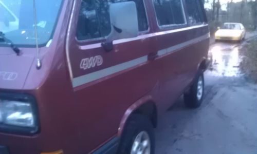 1989 volkswagen vanagon gl syncro 4wd new engine, new trans and more