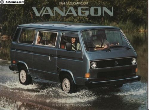 1987 volkswagen vanagon gl standard passenger van 3-door 2.1l