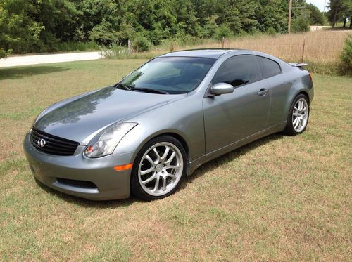 2005 infiniti g35 sport coupe, 6 speed manual, 69,700 miles, black leather