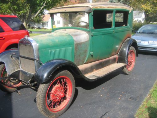 Early (february) 1928 model a ford tudor sedan