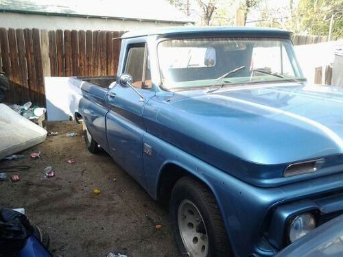 1964 chevrolet pick up truck - light blue