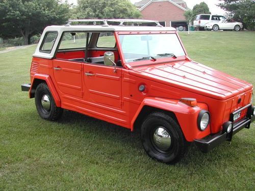 1973 volkswagen thing type 181, 2nd owner, hard &amp; soft top, restored, gas heater