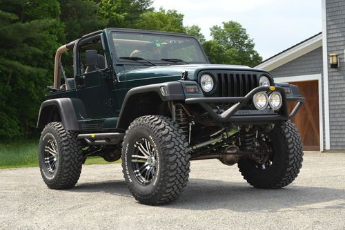 2000 jeep tj sahara 21,000 og miles 37inch bfg's body off custom build must see!