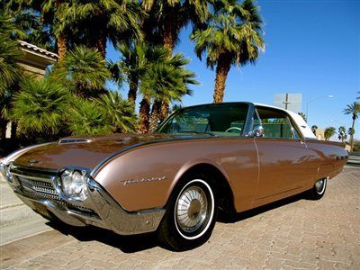 1962 ford thunderbird 35700 original miles california black plate no reserve!