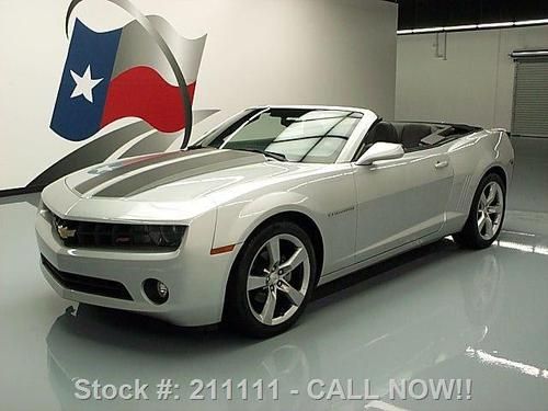 2011 chevy camaro lt rs convertible htd seats hud 13k!! texas direct auto
