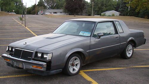 1986 buick regal t-type like grand national  gnx turbo t ttype