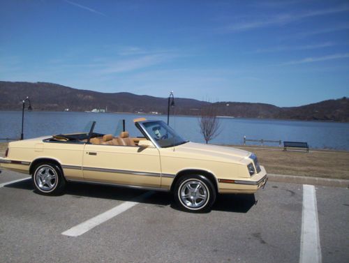 1985 chrysler lebaron convertible restored and ready to go!!