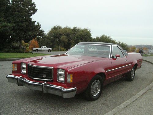 1979 ford ranchero -  all original, matching numbers - low miles