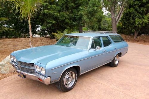 1970 chevelle malibu wagon 100% rust free california car v8 ac $8950