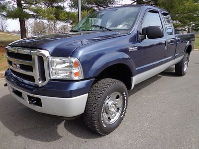 2006 ford f-250 superduty f-250 xlt 4x4 ext cab 8 ft bed v-8 auto no reserve