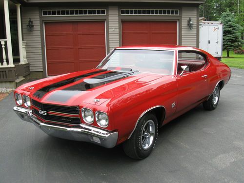 1970 l-78 chevelle ss matching# with build sheet 4 speed 12 bolt magazine car 69
