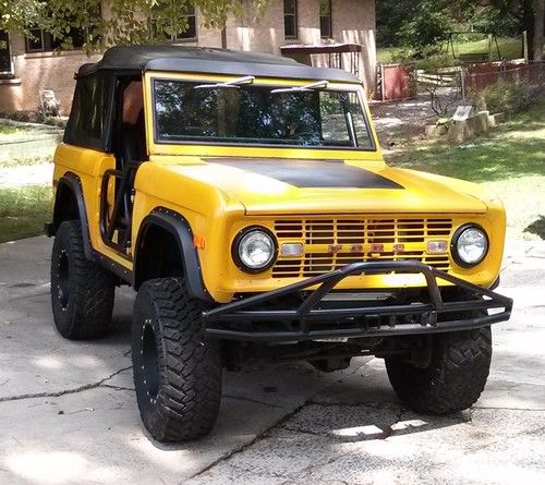 1974 classic early ford bronco - lifted partial restoration