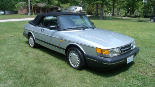 1987 saab 900 turbo 5-speed convertible power top with toneau cover very nice!!!
