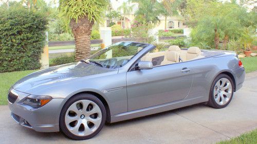 Bmw 6 series 645 ci convertible  36000 miles only, gorgeous car, like new
