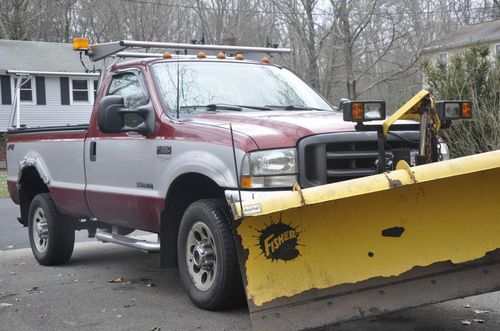 Ford 350 7.3l powerstroke turbo with snow plow