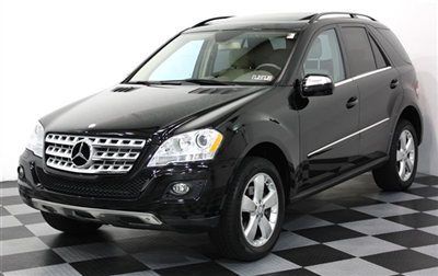 Navigation black awd 10 ml series 4wd suv moonroof 19s low miles one owner 4x4