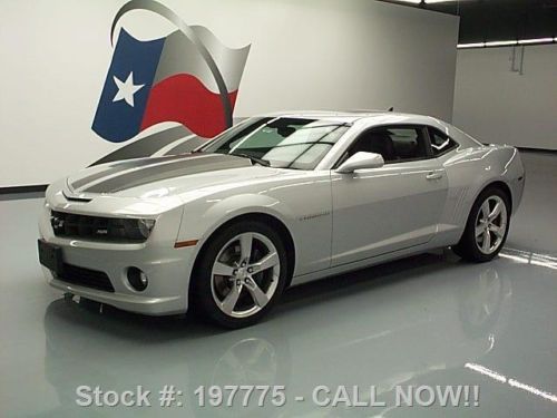 2010 chevy camaro 2ss auto sunroof htd leather 20&#039;s 36k texas direct auto