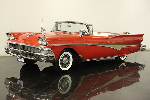 1958 ford fairline 500 skyliner retractable 352ci v8 automatic power options