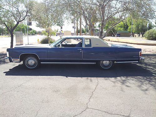 1976 lincoln continental 2dr town coupe