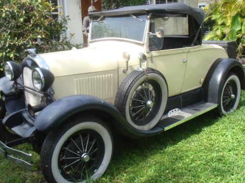 Ford model a 1929 roadster replica by shay made in 1980