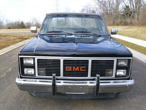 Black 2-door 1986 gmc sierra grande for sale #3
