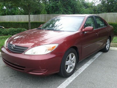 2002 toyota camry xle 2.4l - only 83,000 miles - clean carfax