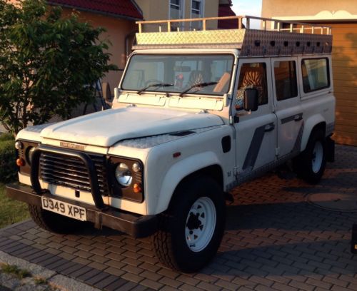 1987 land rover defender d 110 county station wagon suv 9 seater