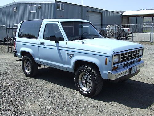 1986 ford bronco ll 4x4 xlt