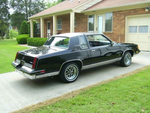 1987 oldsmobile cutlass supreme brougham a triple black beauty