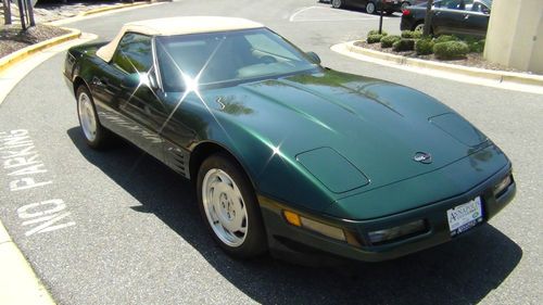 1992 chevrolet corvette convertible 6 speed manual only 23,637miles