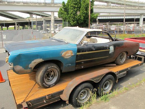 1969 ford torino gt big block s code convertible project restoration needed