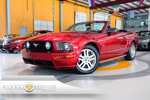06 ford mustang gt premium convertible manual shaker-500 cdc leather 1-owner 65k